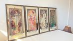 Alphons Mucha (1860-1939) (after) - The four seasons, Antiek en Kunst
