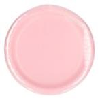 8x pastel roze wegwerp bordjes van karton 23 cm - Bordjes, Verzenden, Nieuw