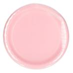 8x pastel roze wegwerp bordjes van karton 23 cm - Bordjes, Verzenden, Nieuw