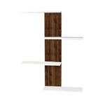 [en.casa] Wandrek Hammerfest 78x17x100 cm eiken donker, Huis en Inrichting, Woonaccessoires | Wandplanken en Boekenplanken, Verzenden