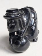 Houten netsuke, Nederlander met bal - Hout - Japan - Late, Antiek en Kunst