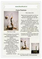 Frame Paashaas Stel zelf je pakket samen, Ophalen of Verzenden, Nieuw