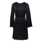 Ana Alcazar • zwarte plissé jurk • 42, Kleding | Dames, Nieuw, Maat 42/44 (L), Zwart, Verzenden