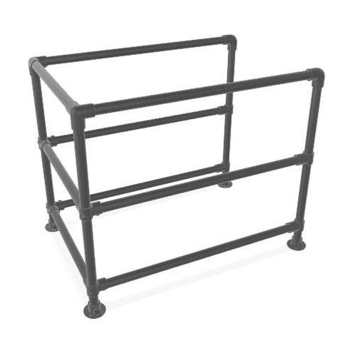 Steigerbuis Traphek Kranj | Zwart 42.4 mm | Voet | DIY | Op, Doe-het-zelf en Verbouw, Ladders en Trappen, Ophalen of Verzenden
