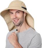 Safari Hoed - Zonnehoed met UV-bescherming en nekflap –, Kleding | Dames, Hoeden en Petten, Verzenden, Nieuw