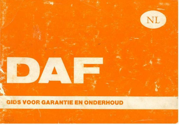 1977 DAF 46 GARANTIEBOEKJE / SERVICEBOEKJE NEDERLANDS, Auto diversen, Handleidingen en Instructieboekjes, Verzenden
