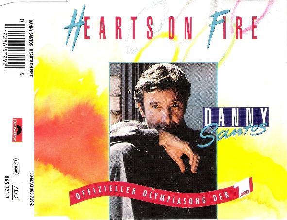 cd single - Danny Santos - Hearts On Fire, Cd's en Dvd's, Cd Singles, Zo goed als nieuw, Pop, Verzenden