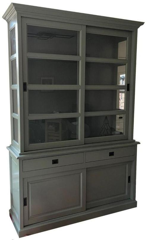 Buffetkast Engels groen - Engels groen Nijkerk 160 x 240cm, Huis en Inrichting, Kasten | Buffetkasten, Ophalen of Verzenden