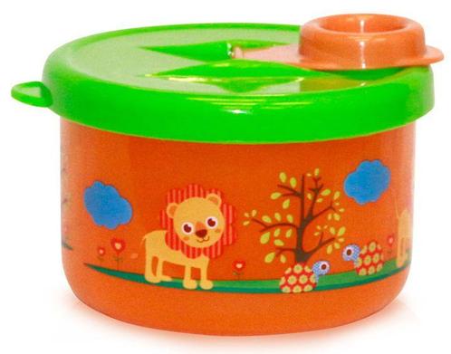 Lorelli Zoo Oranje / Groen Melkpoeder Bewaarbeker 1023039, Kinderen en Baby's, Babyvoeding en Toebehoren, Nieuw, Verzenden