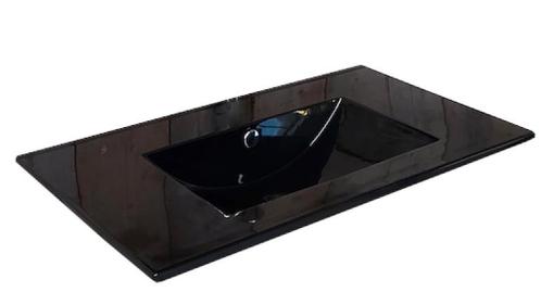 SALE - Nordan 100 - Glans zwart - Wastafel -  -  -  -, Doe-het-zelf en Verbouw, Sanitair, Nieuw, Ophalen of Verzenden