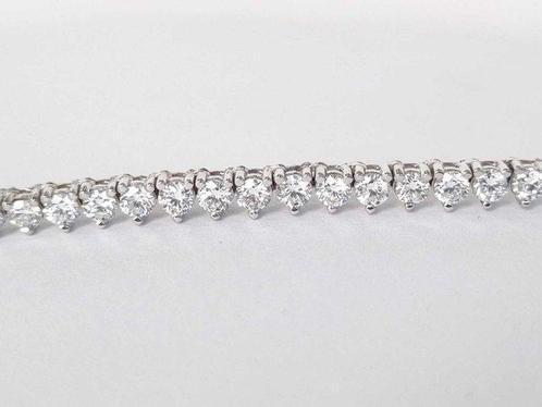Halsketting - 14 karaat Witgoud - 11.84ct. tw. Diamant, Sieraden, Tassen en Uiterlijk, Kettingen
