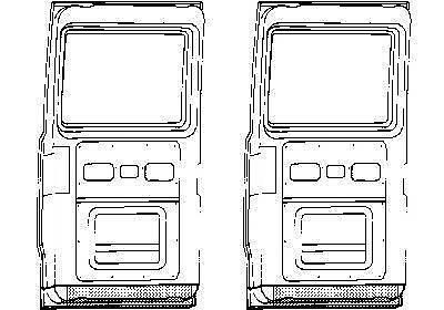 Mercedes T1, T2 207 208 406 508 Düdo reparatie plaatwerk, Auto-onderdelen, Mercedes-Benz-onderdelen