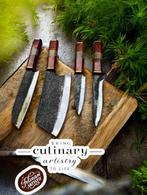 4,of kind Hand Forged in OLD Steel , Unique kitchen knife ,
