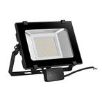 50W LED bouwlamp / Floodlight warm wit met sensor, Ophalen of Verzenden, Nieuw