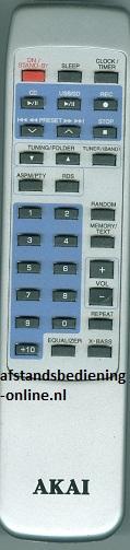 Afstandsbediening Akai amp200uce, Audio, Tv en Foto, Afstandsbedieningen, Origineel, Nieuw, Ophalen of Verzenden