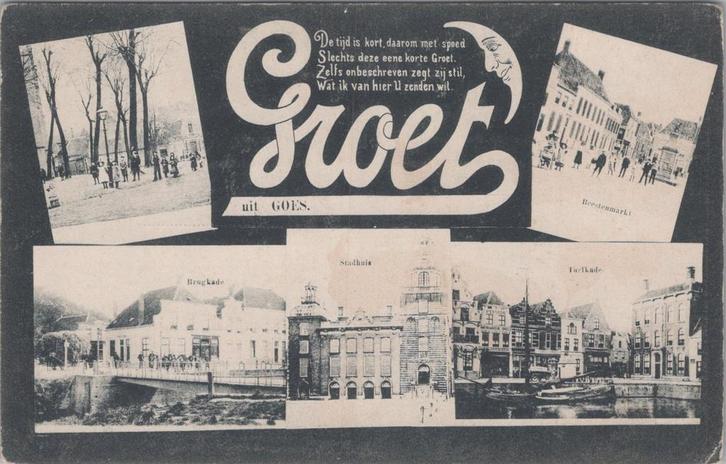 GOES - Meerluik Groet uit Goes, Verzamelen, Ansichtkaarten | Nederland