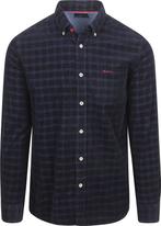 NZA Shirt Kauri Corduroy Ruit Navy maat L Heren, Kleding | Heren, Verzenden, Nieuw, Blauw, New Zealand Auckland