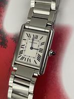 Cartier Tank Must de Cartier 4323 uit 2022, Sieraden, Tassen en Uiterlijk, Horloges | Dames, Gebruikt, Polshorloge, Verzenden