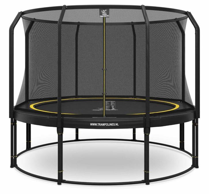 Magic Circle Pro Black Trampoline 366 cm met veiligheidsnet, Kinderen en Baby's, Speelgoed | Buiten | Trampolines, Nieuw, Ophalen of Verzenden