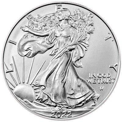 Verenigde Staten. 1 Dollar 2022 American Eagle - Colorized,, Postzegels en Munten, Munten | Europa | Niet-Euromunten