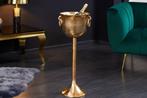 Decoratieve champagnekoeler CHAMPAGNE 80cm antiek goud, Huis en Inrichting, Ophalen of Verzenden, Nieuw