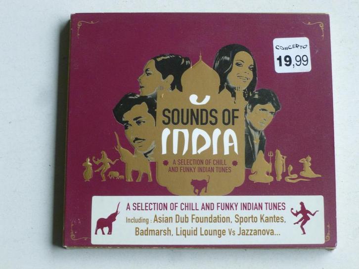 Sounds of India/ a selection of chill and funky indian tunes, Cd's en Dvd's, Cd's | Wereldmuziek, Zo goed als nieuw, Verzenden