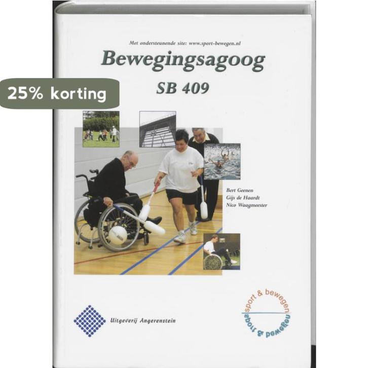 Bewegingsagoog SB 409 9789085240280 B. en, Boeken, Gezondheid, Dieet en Voeding, Gelezen, Verzenden