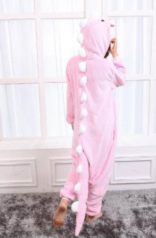 Onesie Lichtroze Draak Pak S-M Drakenpak Dino Kostuum Roze P, Kleding | Heren, Carnavalskleding en Feestkleding, Kleding, Nieuw