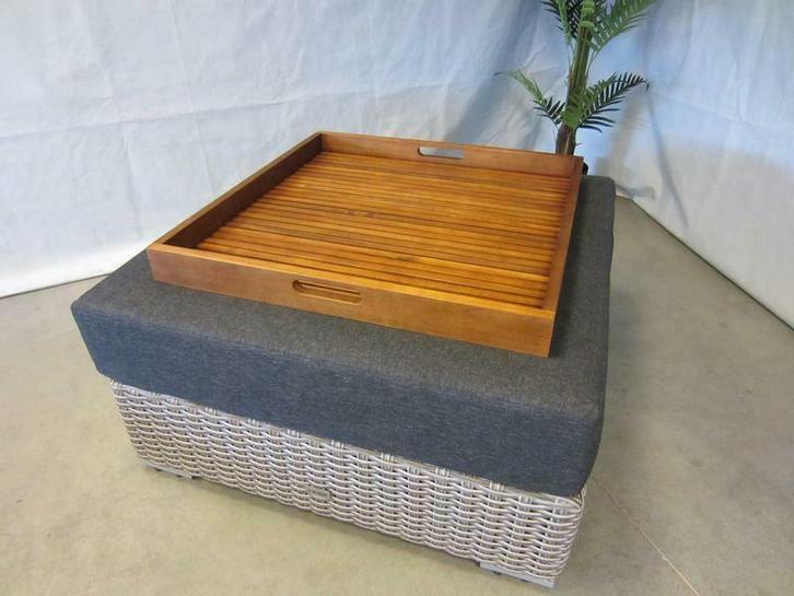 Te Velde tuinmeubelen dienblad acaciahout klein, Tuin en Terras, Tuinmeubel-accessoires, Nieuw