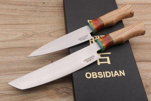 Obsidian - Keukenmes - Kitchen knife set - Introductie van, Antiek en Kunst, Antiek | Keukenbenodigdheden