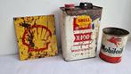 Oliecontainer (3) - IJzer - Shell garagebord, Antiek en Kunst