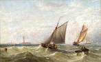 Henry Redmore (1820-1887) - Smacks Off The Yorkshire Coast