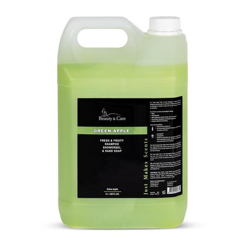 Beauty & Care Green Apple shampoo 5 L.  new, Sieraden, Tassen en Uiterlijk, Uiterlijk | Haarverzorging, Nieuw, Ophalen of Verzenden