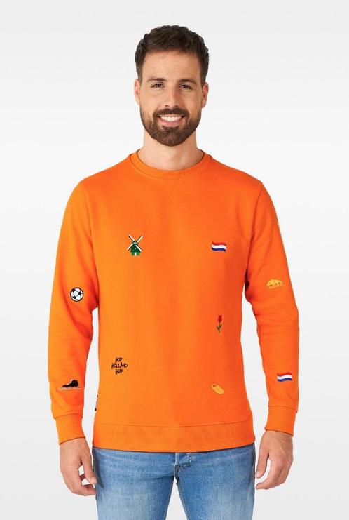 Hup Holland Trui Oranje Deluxe, Kleding | Dames, Carnavalskleding en Feestkleding, Nieuw, Ophalen of Verzenden