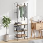 vidaXL Kledingrek met planken artisanaal eikenkleurig 60 x, Kleding | Dames, Verzenden, Nieuw
