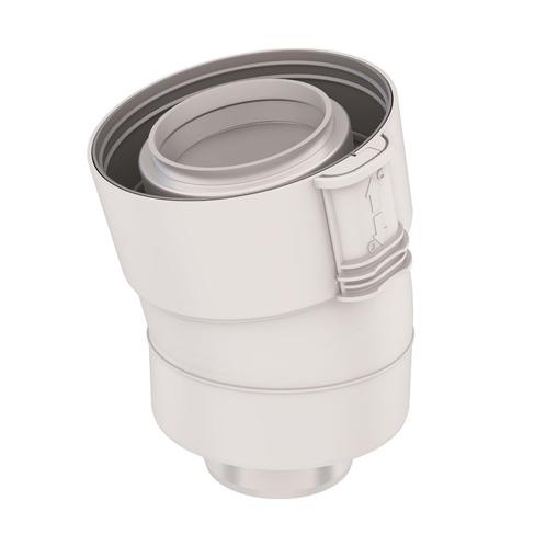 UbiFit Bocht 15° Klemband Conc PP/KS 60/100 wit, Doe-het-zelf en Verbouw, Overige Doe-het-zelf en Verbouw, Ophalen of Verzenden