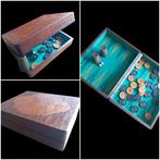 Speeltafel - XL-model - Mahonie, Walnoot - Oud backgammon