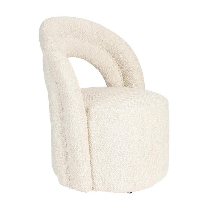 *WOONWINKEL* Dutchbone Seina Draaibare Fauteuil Beige, Huis en Inrichting, Fauteuils, Nieuw, Verzenden