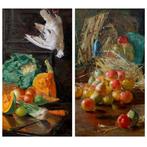 Mario Acerbi (1887-1982) - A pair of kitchen still lifes, Antiek en Kunst