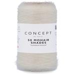 Katia Concept 50 Mohair Shades - 01 ecru - Mohair Garen, Ophalen of Verzenden, Nieuw