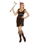 Indiaanse Jurk Bruin Dames, Kleding | Dames, Verzenden, Nieuw