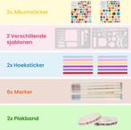 2dekans | Saaf Scrapbook set - Incl. accessoires -, Ophalen of Verzenden, Zo goed als nieuw