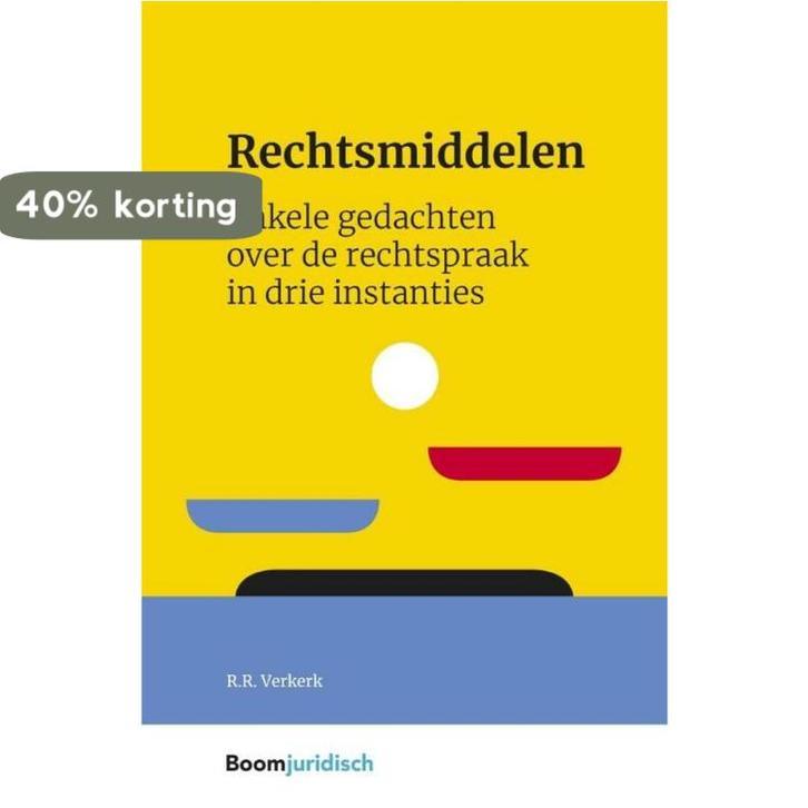 Rechtsmiddelen / Montaigne / 19 9789462127579 R.R. Verkerk, Boeken, Wetenschap, Zo goed als nieuw, Verzenden