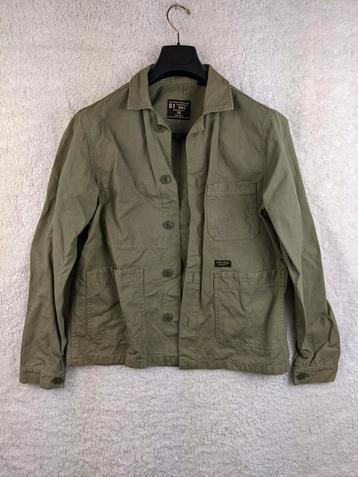 Superdry olive green workwear jacket beschikbaar voor biedingen