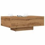 vidaXL Salontafel 85x55x31 cm bewerkt hout artisanaal, Huis en Inrichting, Tafels | Salontafels, Verzenden, Nieuw, Overige houtsoorten