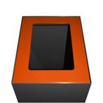 V-Part deksel-top oranje voor 60 liter unit, Verzenden