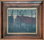 Otto B. de Kat (1907–1995) - Boerderij met boerin, Antiek en Kunst, Kunst | Schilderijen | Klassiek
