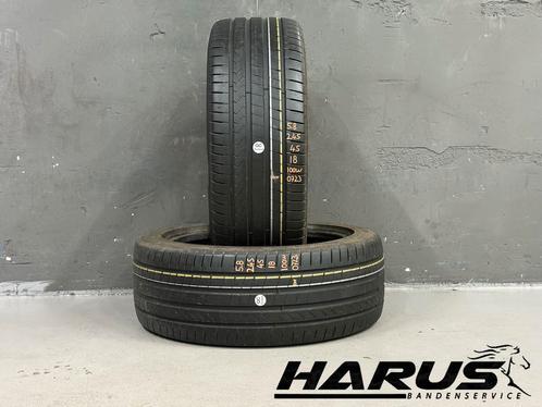 245/45/18 100W Hankook zomerbanden 5,8mm profiel 2 stuks, Auto-onderdelen, Banden en Velgen, 18 inch, Erkend duurzaam, Zomerbanden