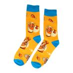 Sokken Katoen - Kip Kluifjes Print - Oranje - Maat 38-45, Nieuw