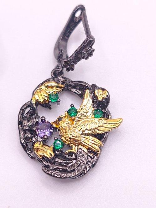 Zonder Minimumprijs - Oorbellen Verguld, Zilver,, Sieraden, Tassen en Uiterlijk, Oorbellen